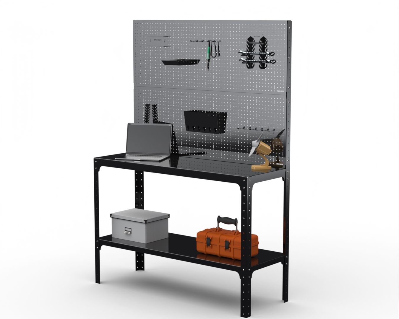 Изображение товара Стол-верстак Metalex 205606 950x1300x600 мм, максимальная нагрузка 260 кг