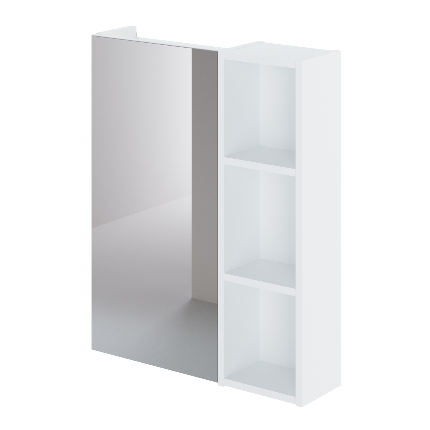 Изображение товара Зеркало шкаф в ванную Итана Alta 60 600x160x750 Белый Скандинавский