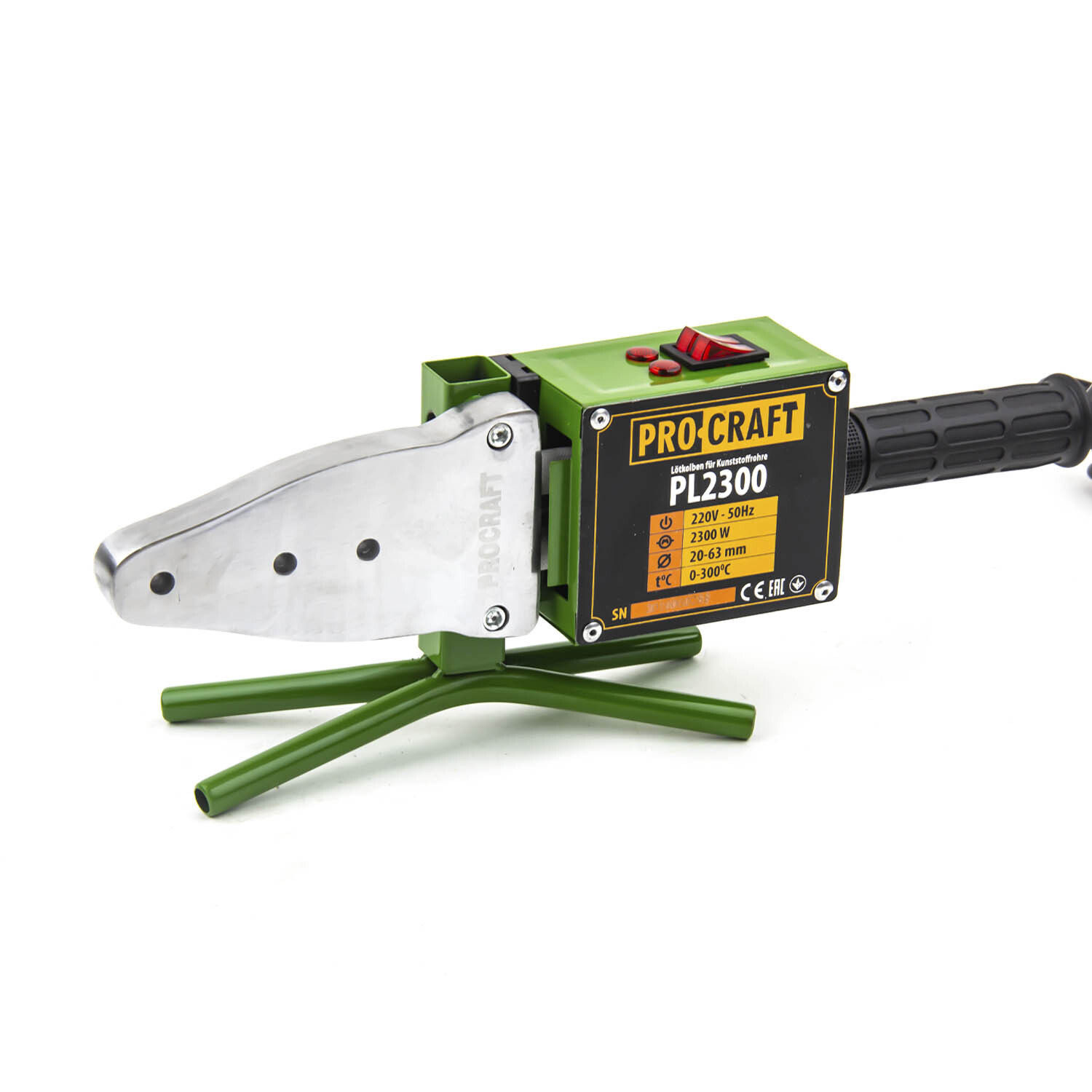 Изображение товара Паяльник для пластиковых труб Procraft PL2300 1500 Вт для водопровода