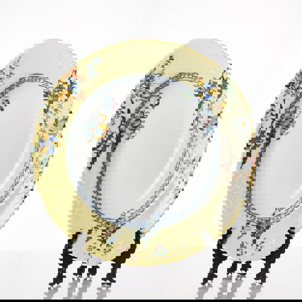 Изображение товара Набор тарелок 20 см Надежда Добрушский фарфоровый завод 2c1010/4 фарфор цвет ваниль