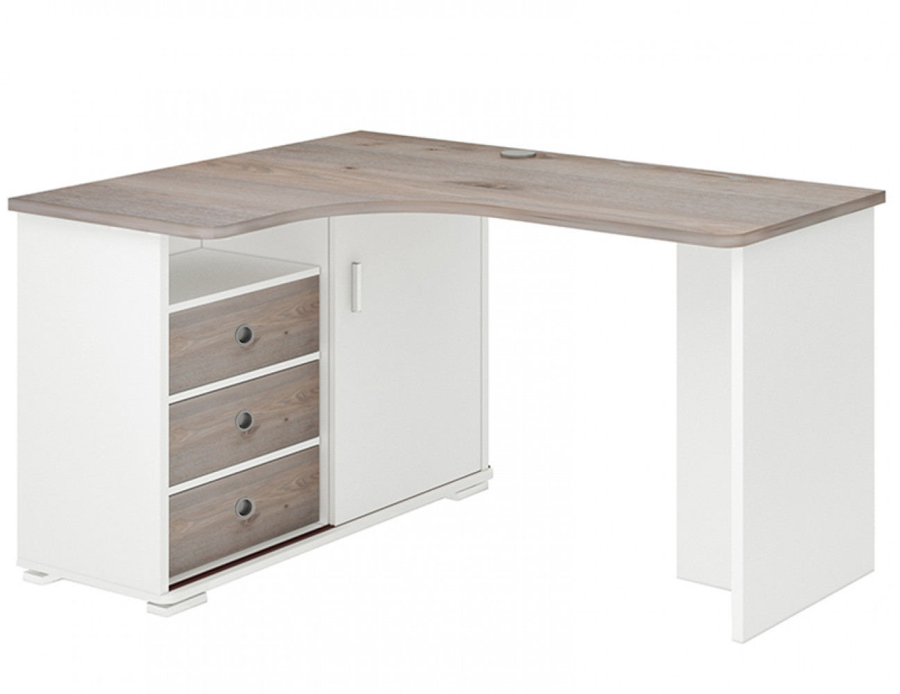 Изображение товара Стол Мэрдэс СР-145С БЕНН-ЛЕВ угловой 116x75 см белый