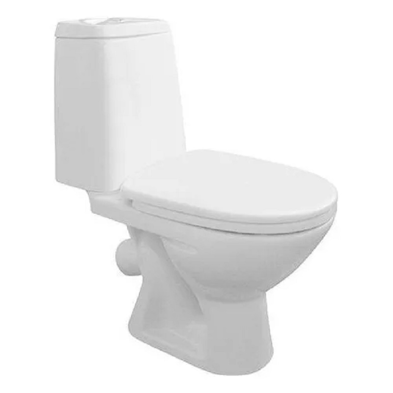 Изображение товара Унитаз-компакт Damixa Origin One 818607SC с сиденьем микролифт из дюропласта, с бачком, двухрежимный смыв