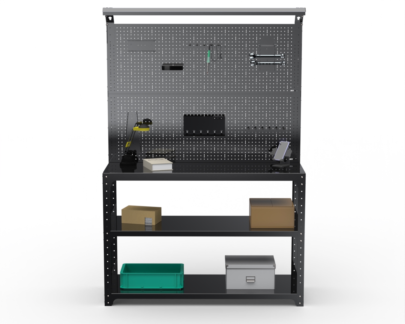 Изображение товара Стол-верстак Metalex 205767 950x1500x500 мм, максимальная нагрузка 260 кг