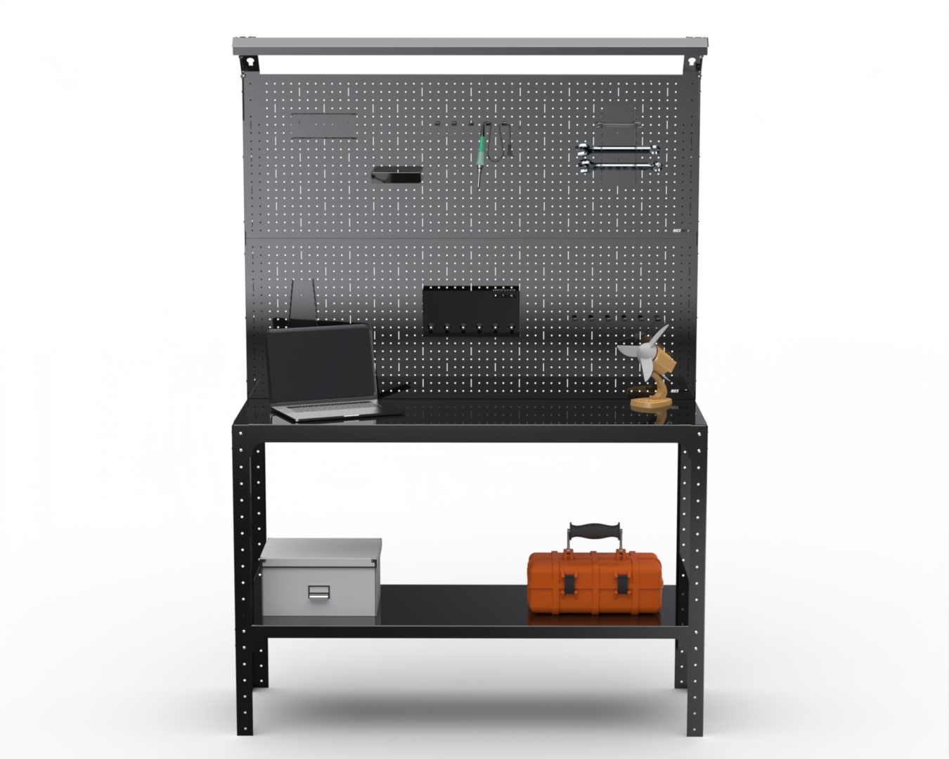 Изображение товара Стол-верстак Metalex 205809 1200x400 мм, защита 260 кг, освещение