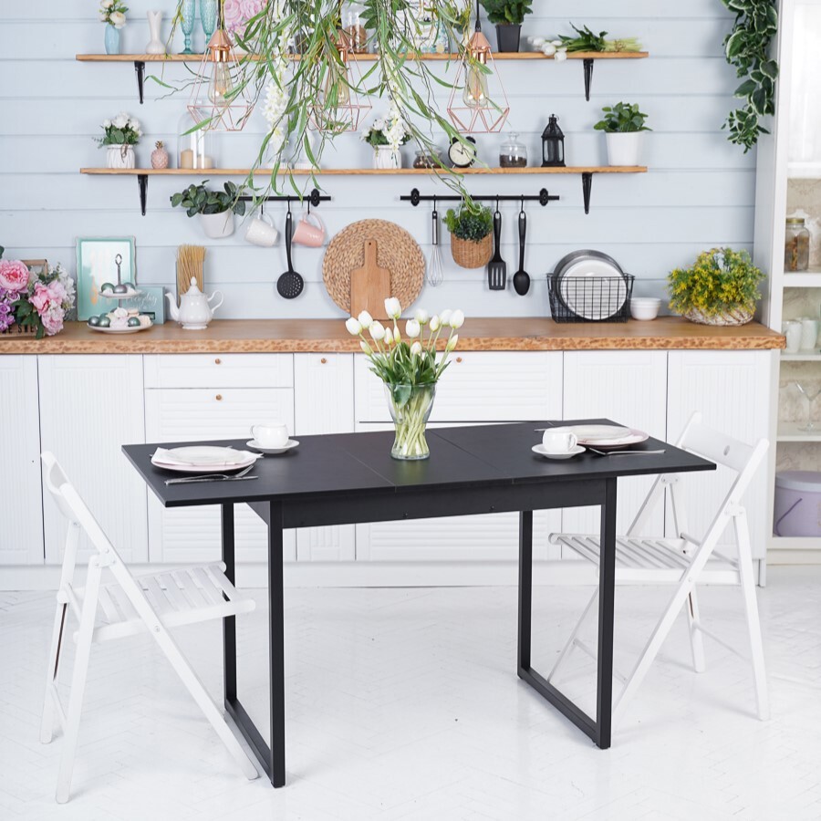 Изображение товара Кухонный раздвижной стол Frenesie Триони 110-140 см в стиле лофт