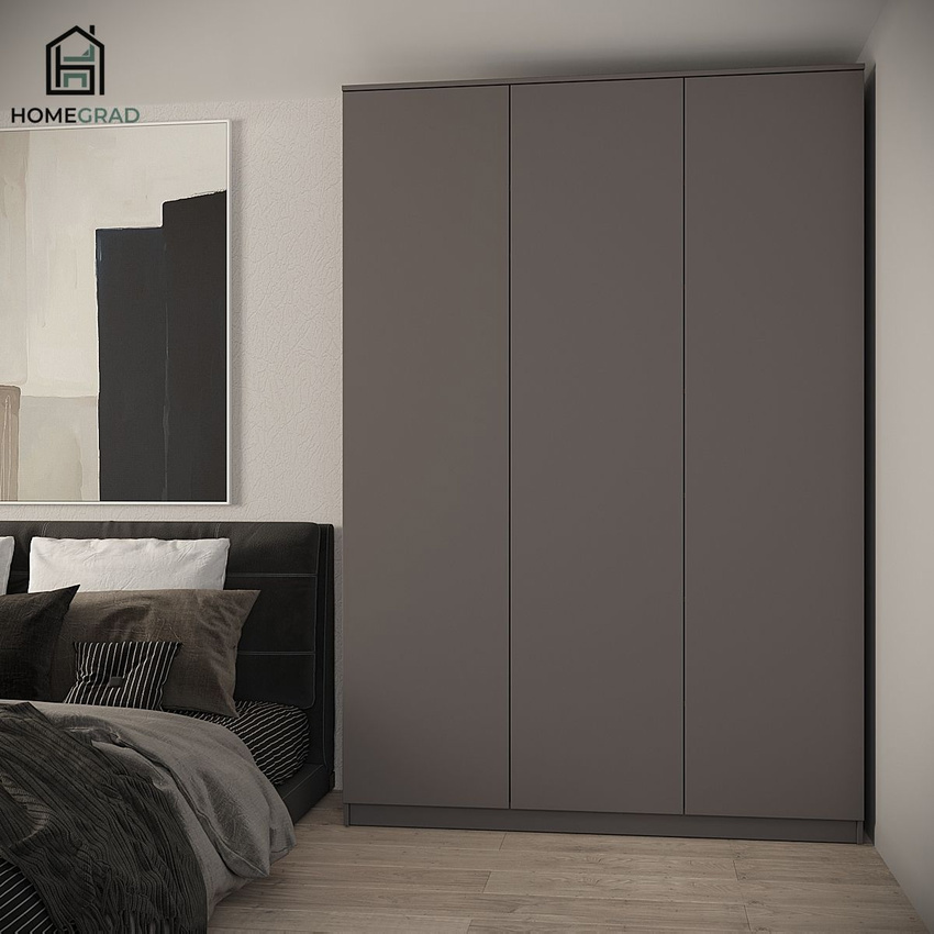 Изображение товара Шкаф Homegrad 017945/00 150x220x48 см ЛДСП цвет графит