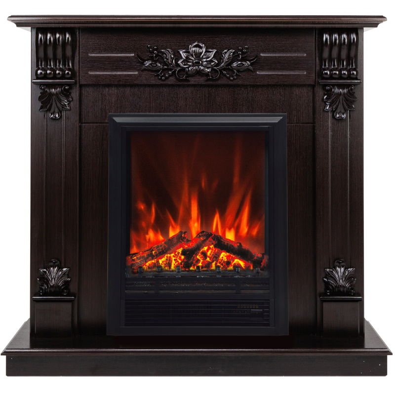 Изображение товара Каминокомплект Realflame Ottawa с очагом Eugene и эффектом огня, Венге
