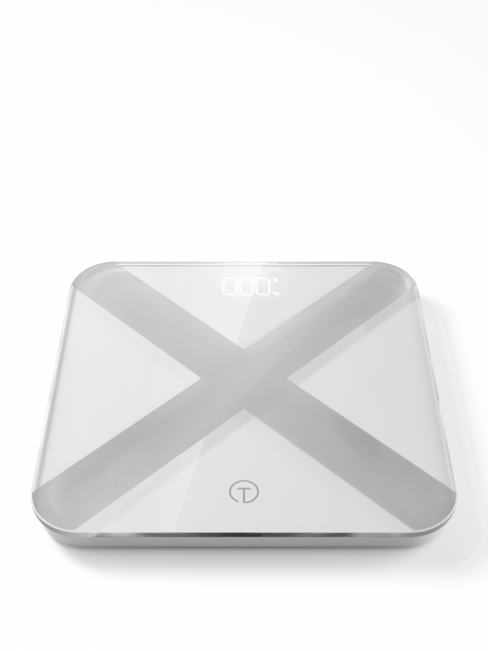 Изображение товара Умные напольные весы Titan Electronics 002 стеклянные до 180 кг цвет белые