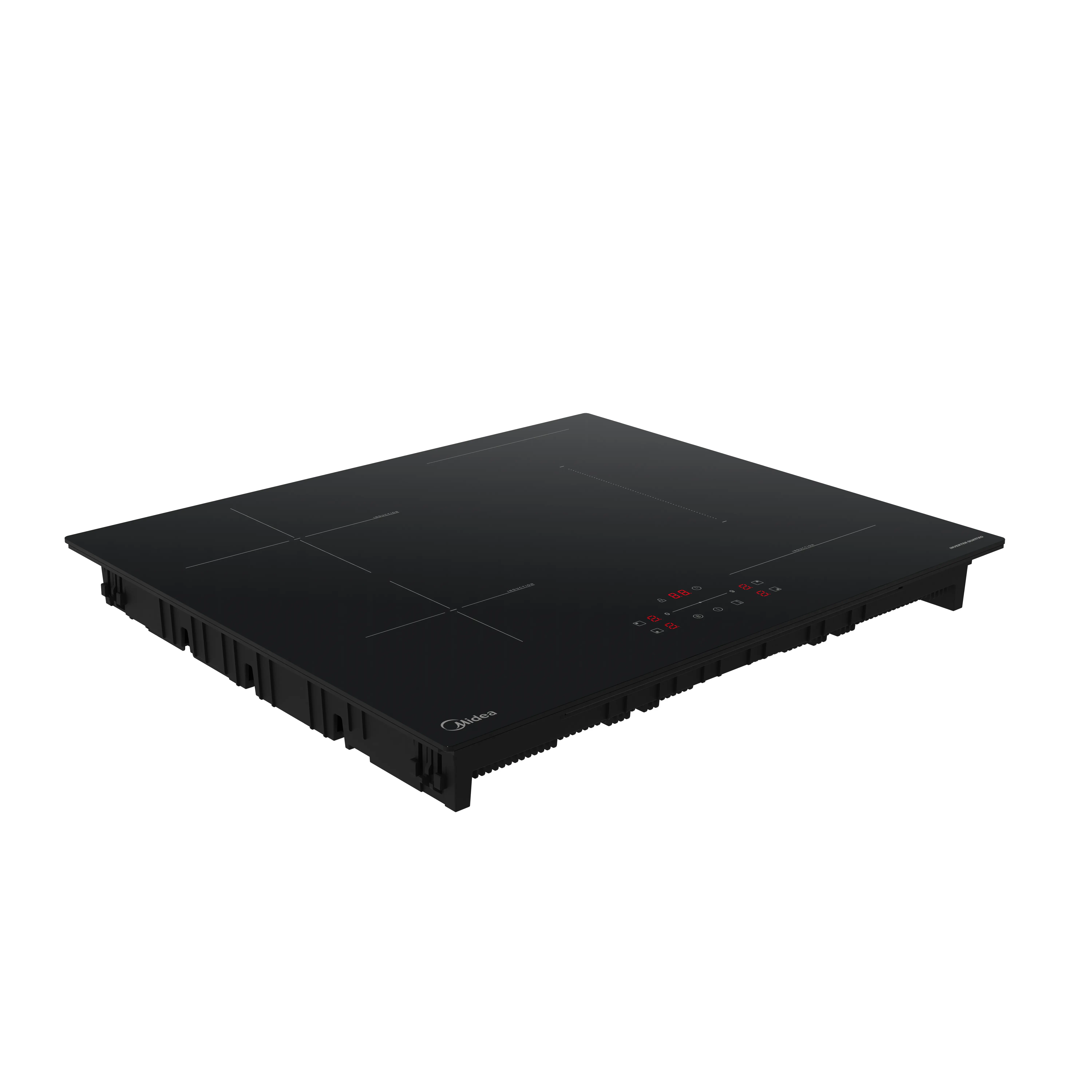 Индукционная варочная панель Midea MIH65782 52 см 4 конфорки цвет черный - 5