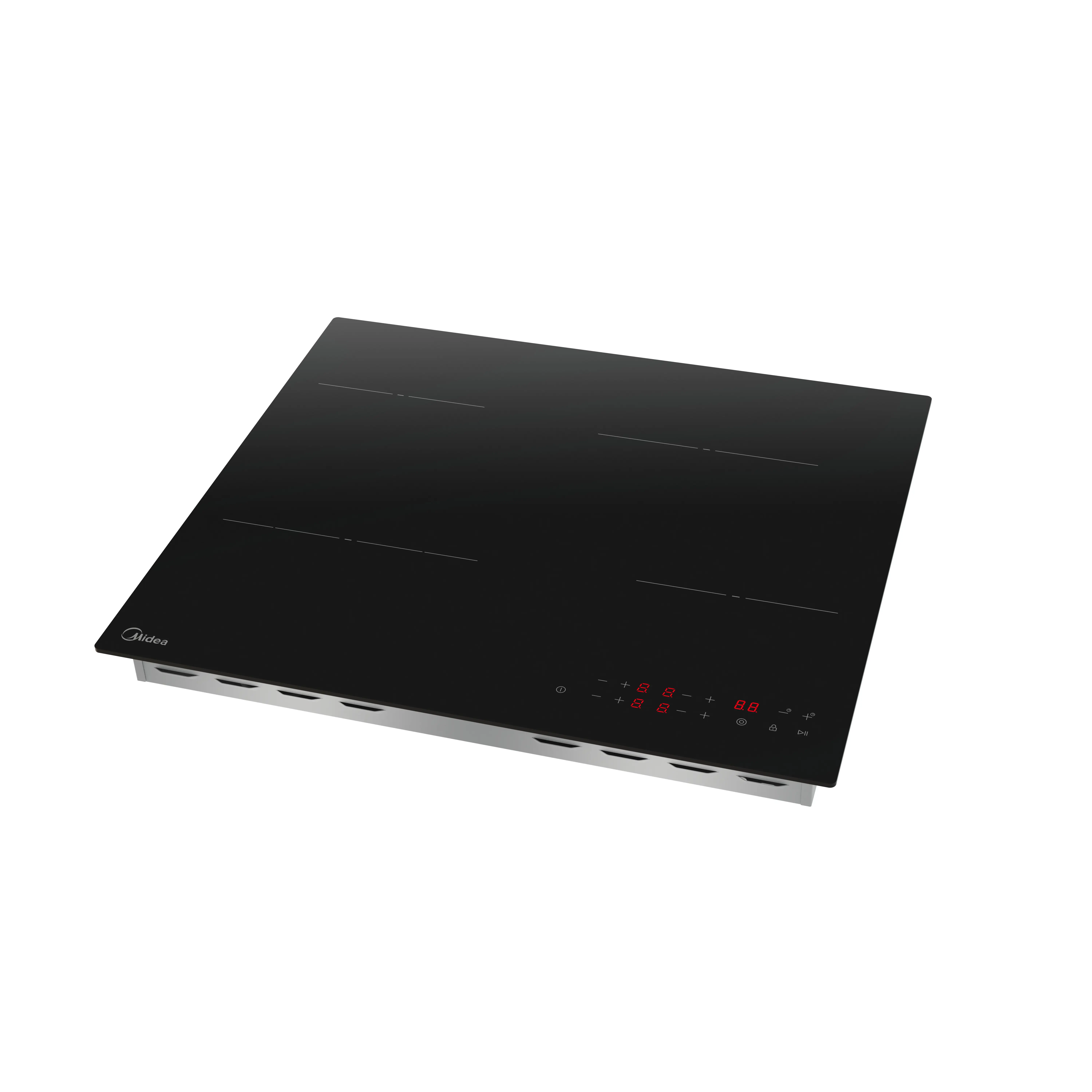 Электрическая варочная панель Midea MCH64302 52 см 4 конфорки цвет черный - 2