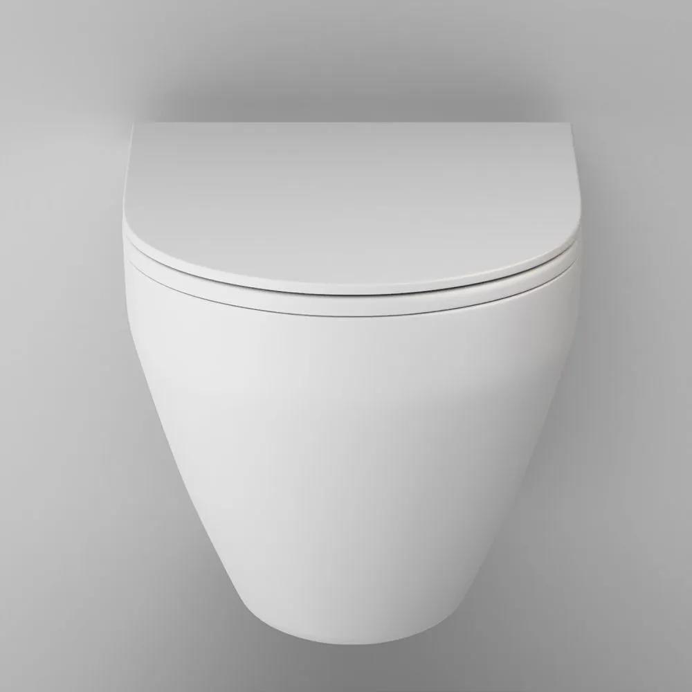 Изображение товара Подвесной унитаз AM.PM Spirit V2.0 безободковый с сиденьем микролифт