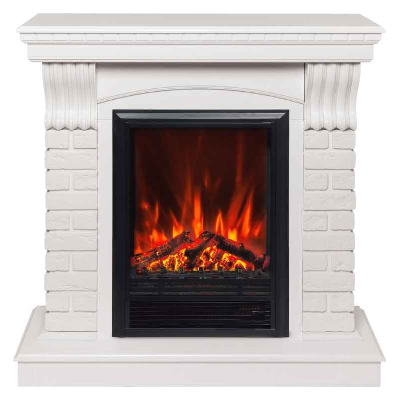 Изображение товара Каминокомплект Realflame Jazz STD/EUG WT + Eugene цвет Белый