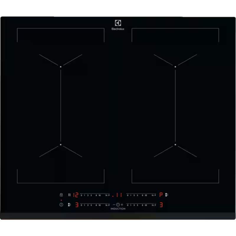 Изображение товара Индукционная варочная панель Electrolux EIV644 600 FLEX 59 см 4 конфорки черный