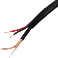 Изображение товара Кабель Oxion КВК-П 2x0.50 мм2 20 м коаксиал плюс питание бухта