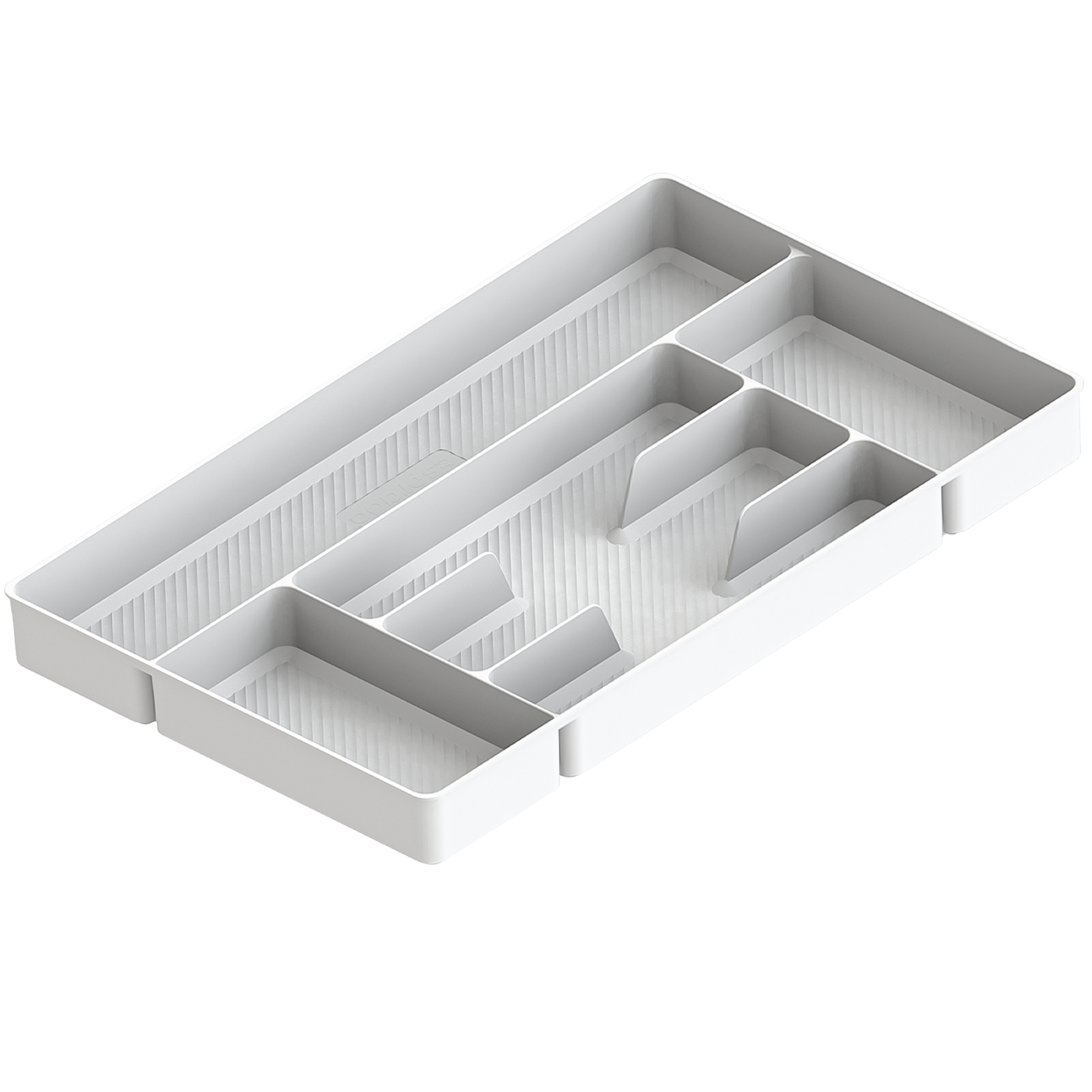 Лоток для столовых приборов 6 отсеков Esprado Comfort 49x5x30 см полипропилен цвет белый