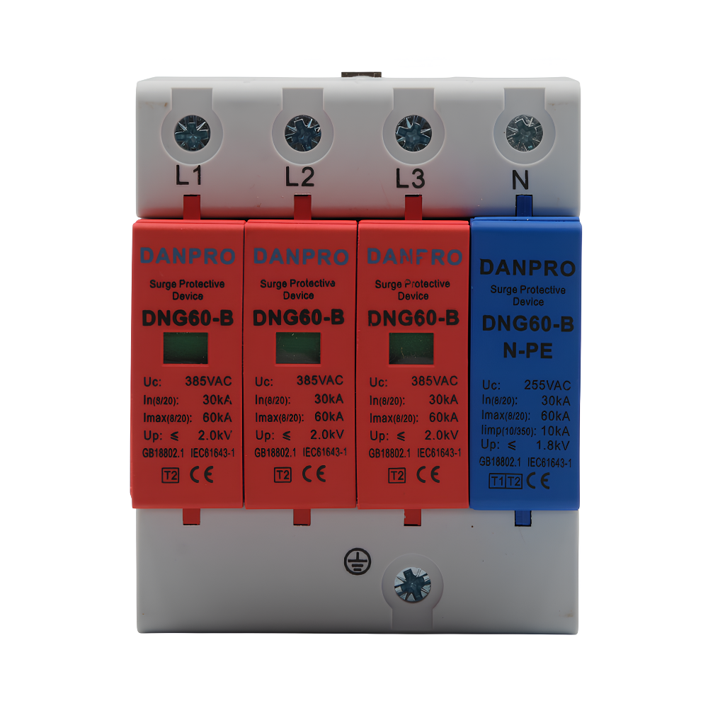 Изображение товара Устройство защиты от импульсных перенапряжений DANPRO DNG-60KA/4P 3P+N 60А IP20