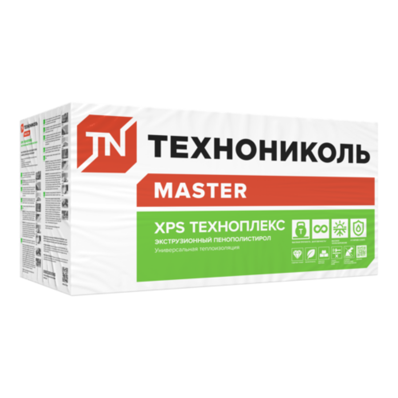 Изображение товара Экструдированный пенополистирол XPS 50мм Технониколь Техноплекс 1180x580мм 4.106м²