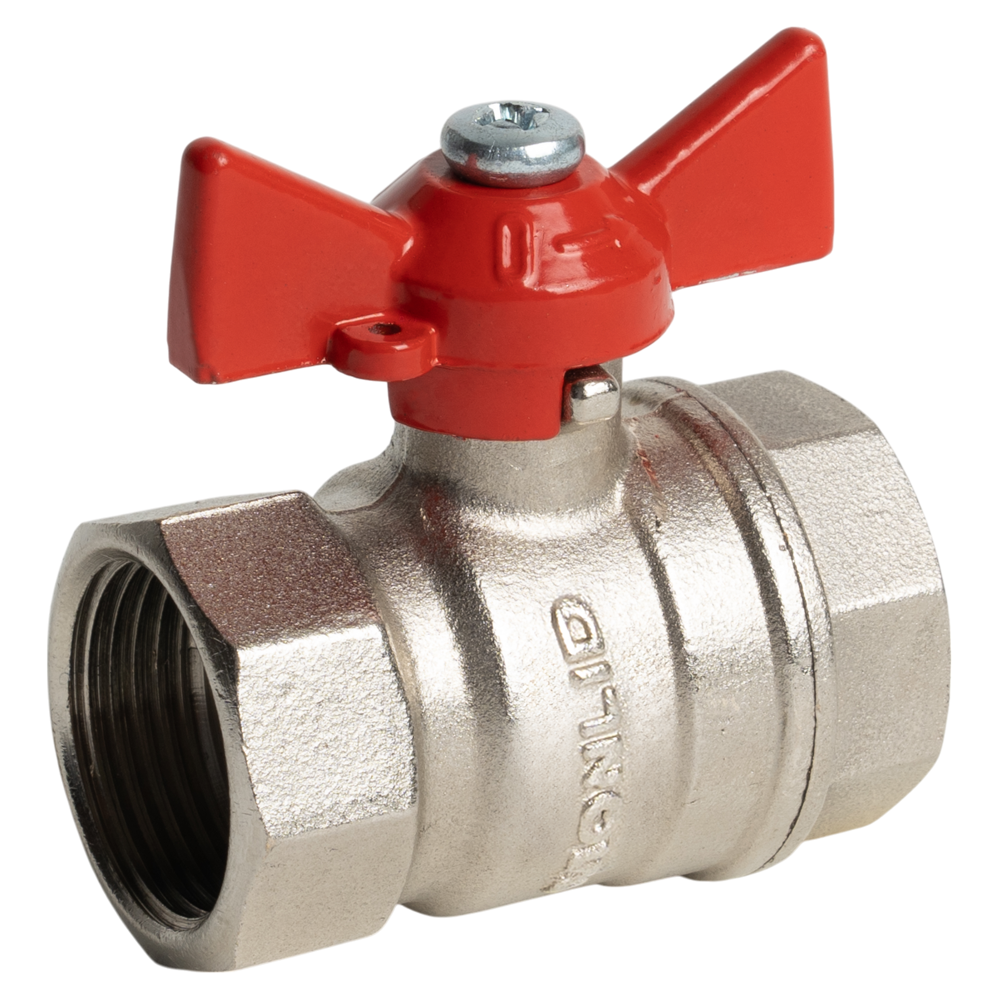 Изображение товара Кран шаровой прямой MONLID PN40 3/4" ВР латунь ручка бабочка ГОСТ Р 59553-2021