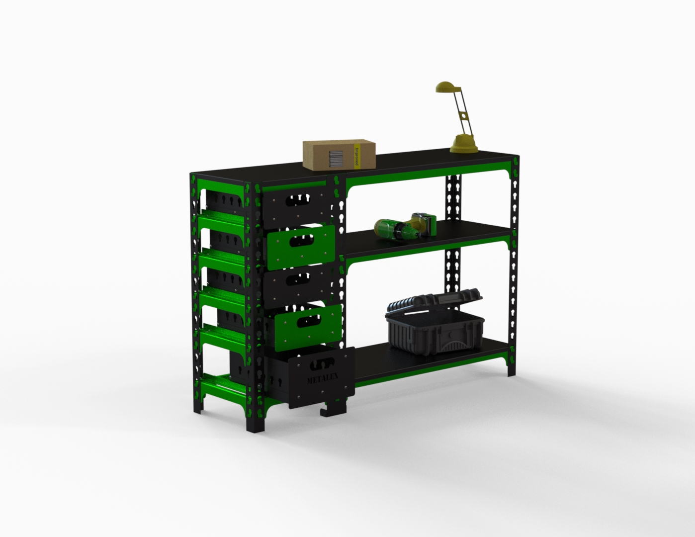 Изображение товара Стол-верстак Metalex SVTI951460 950x1400x600 мм, максимальная нагрузка 260 кг