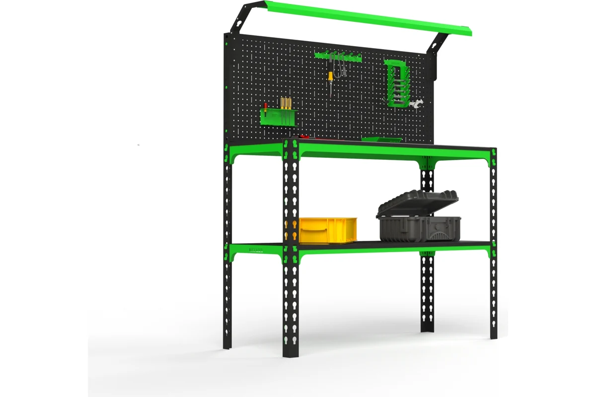 Изображение товара Стол-верстак Metalex 111361 950x1300x400 мм, максимальная нагрузка 260 кг
