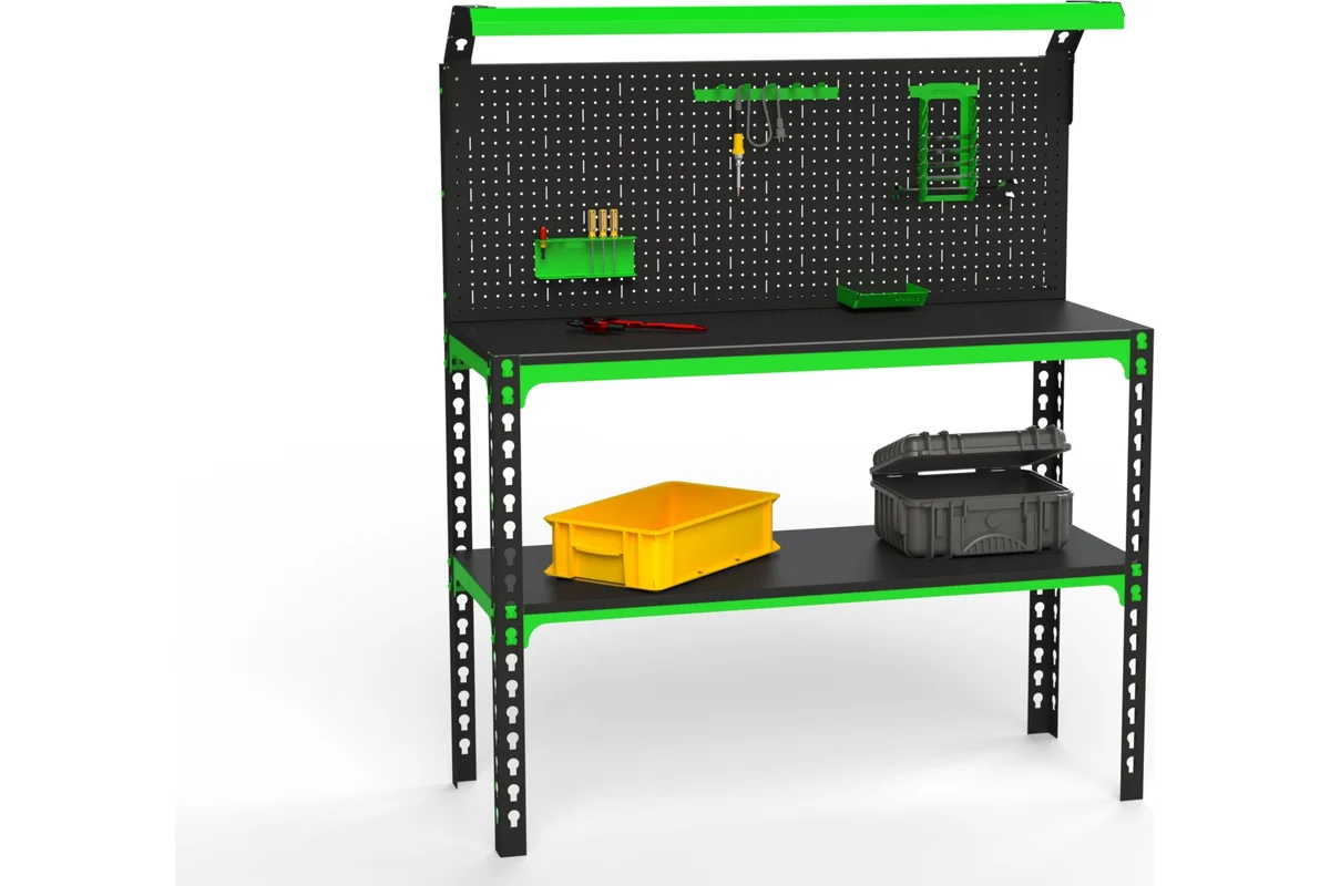Изображение товара Стол-верстак Metalex 111376 950x1000x600 мм, максимальная нагрузка 260 кг