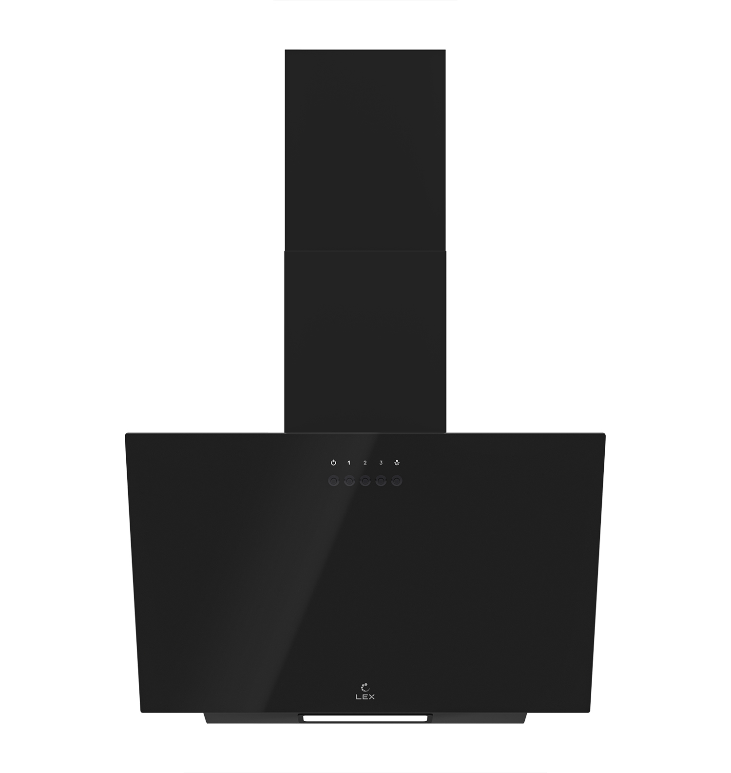 Изображение товара Наклонная кухонная вытяжка LEX MOZA 600 BLACK 60 см черная