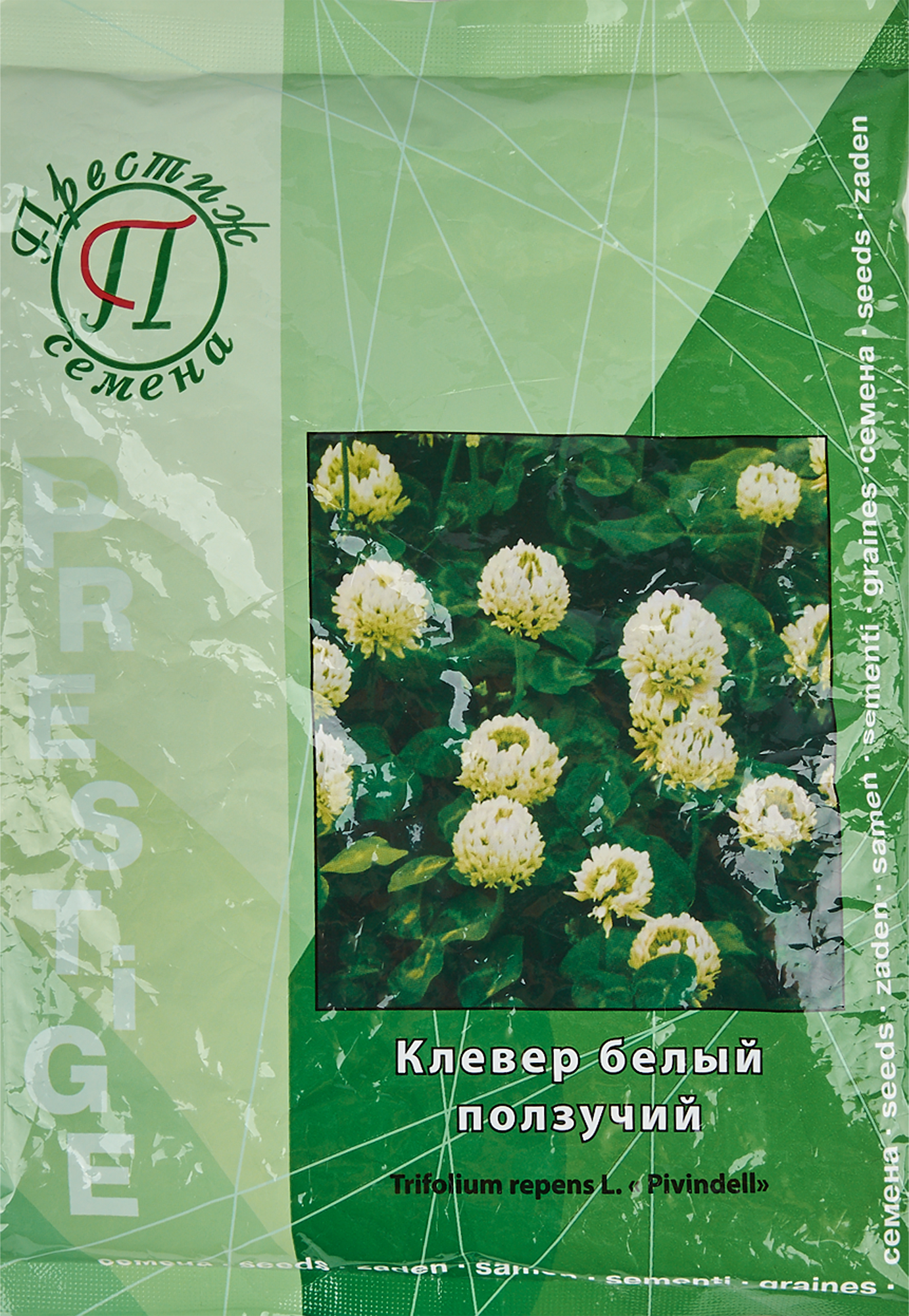 Изображение товара Газонные семена Клевер ползучий Универсальный 0.3 кг для красивого зеленого покрытий