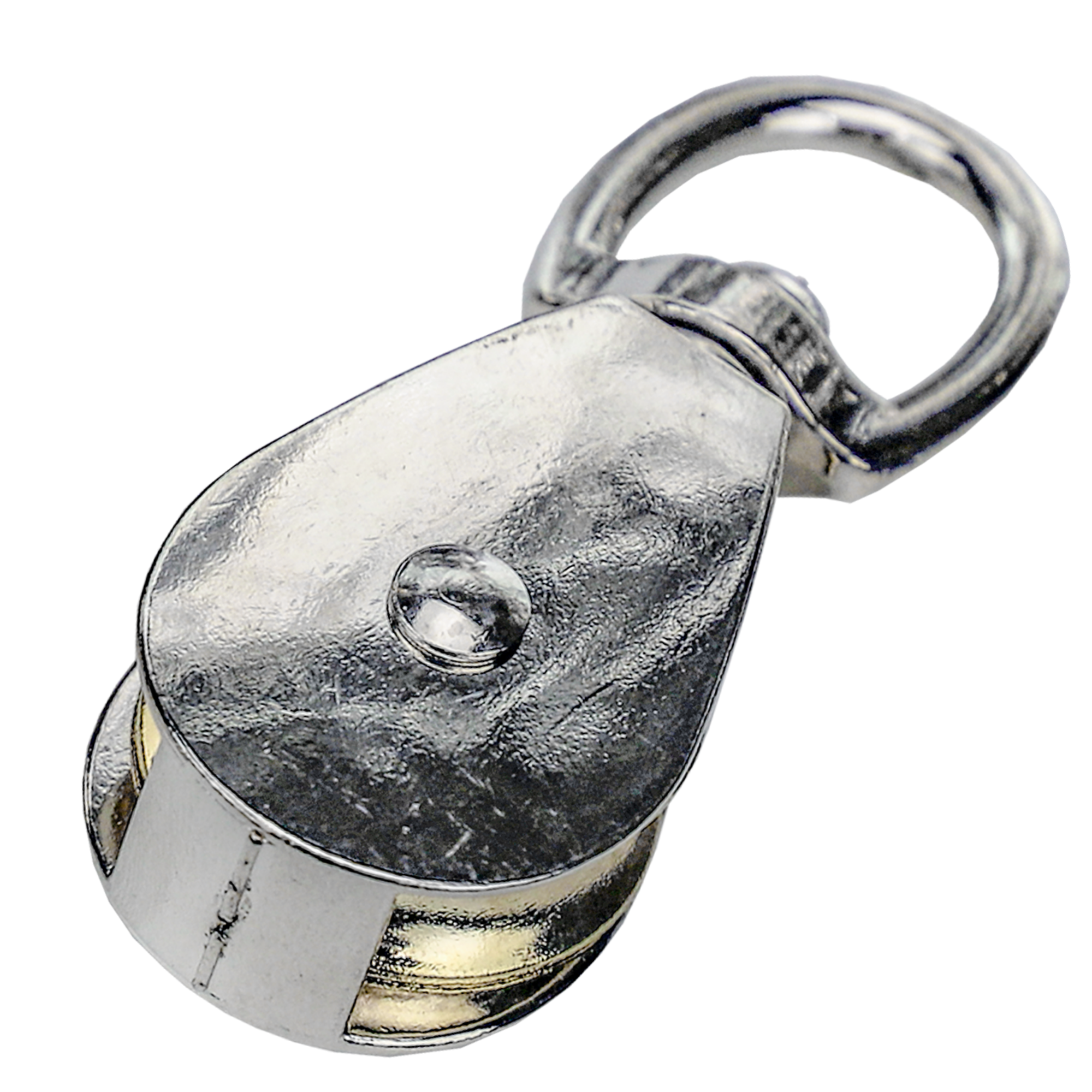 Блок одинарный со шкивом 2x15 мм сталь оцинкованная 1 шт.