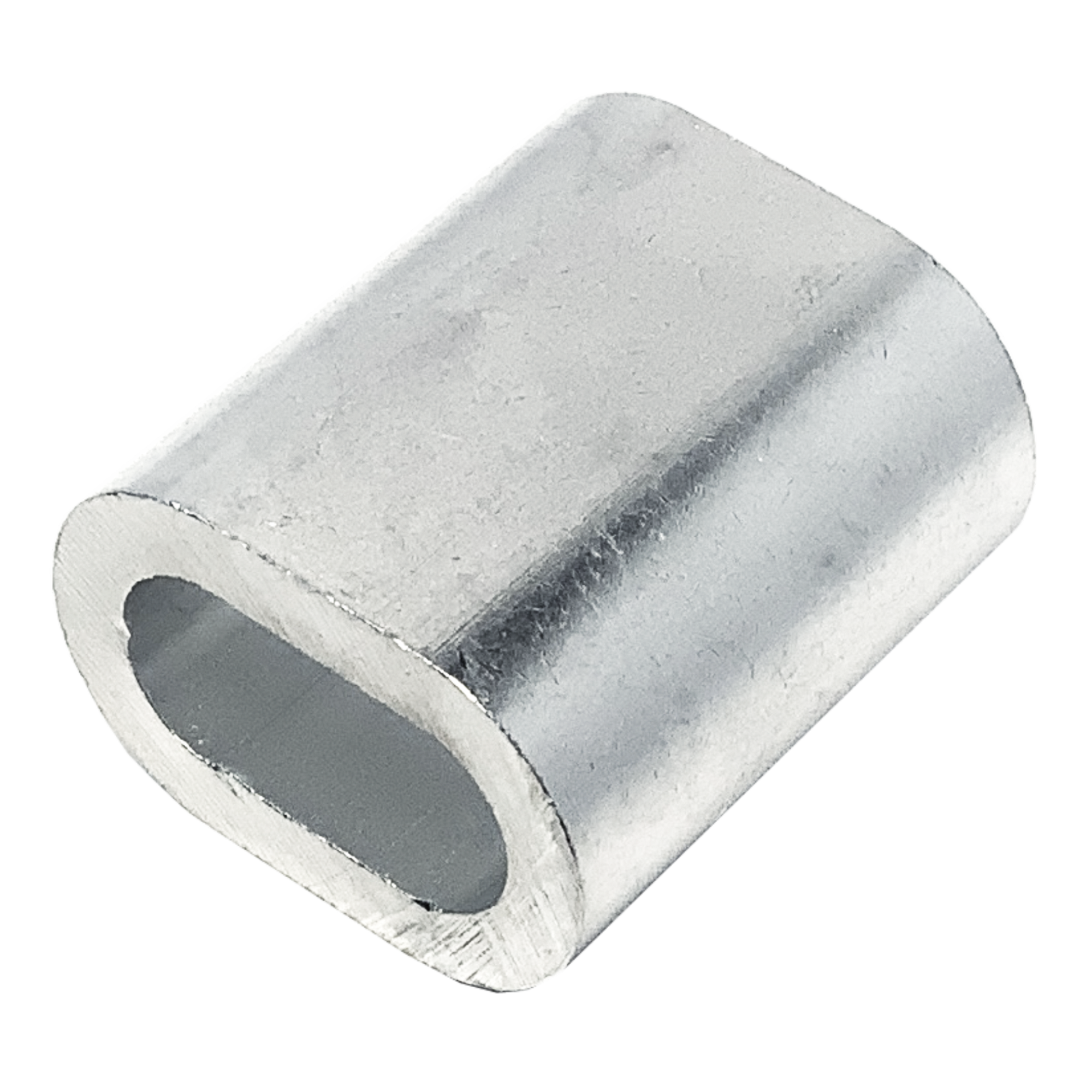 Зажим для троса DIN 3093 4 мм алюминий 2 шт.