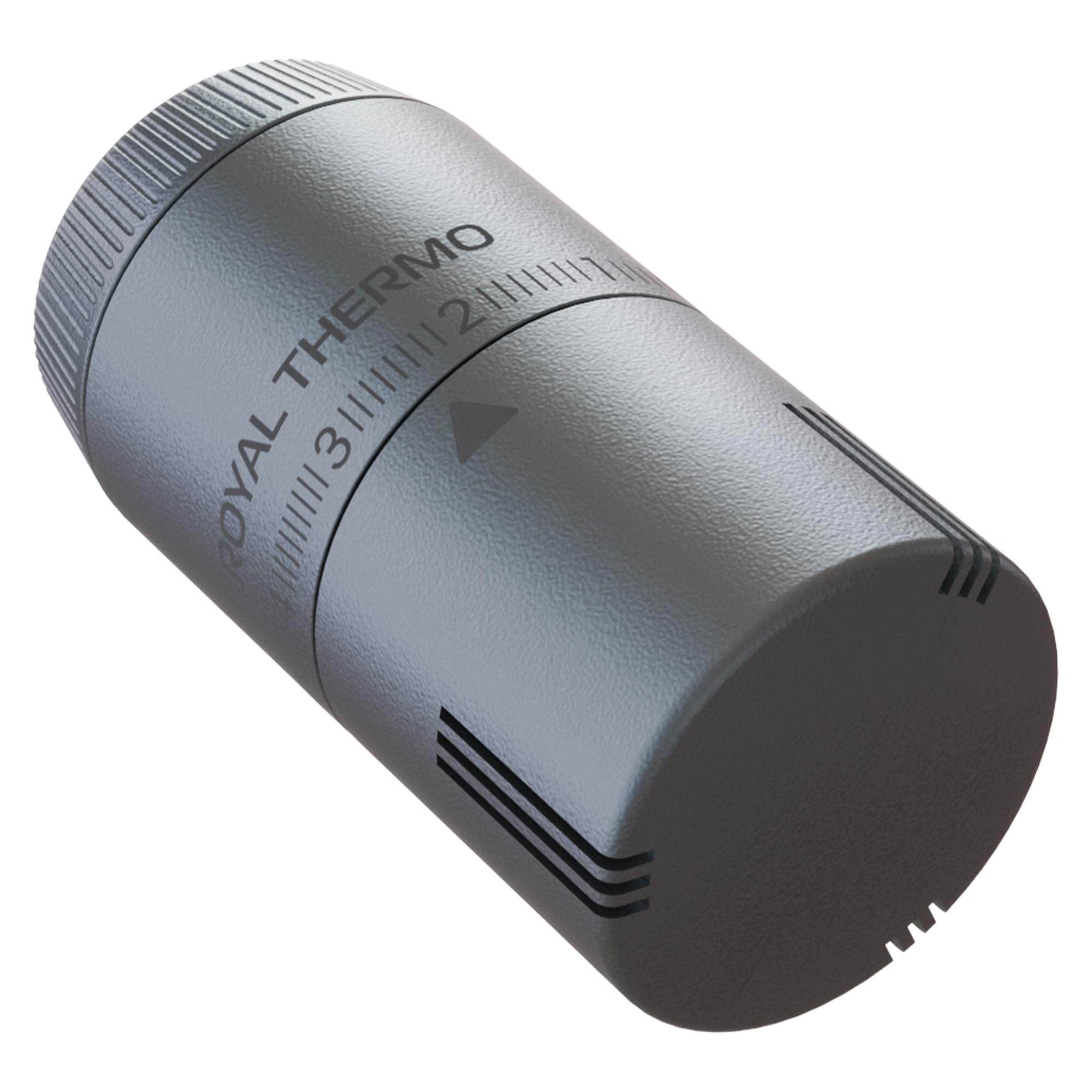 Изображение товара Термостатическая головка жидкостная Royal Thermo Design M30x1.5 серебро