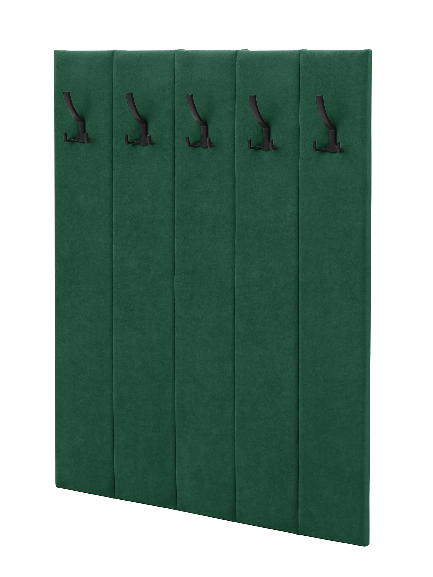 Изображение товара Настенная вешалка Asti с 5 крючками зеленая 100x120 см