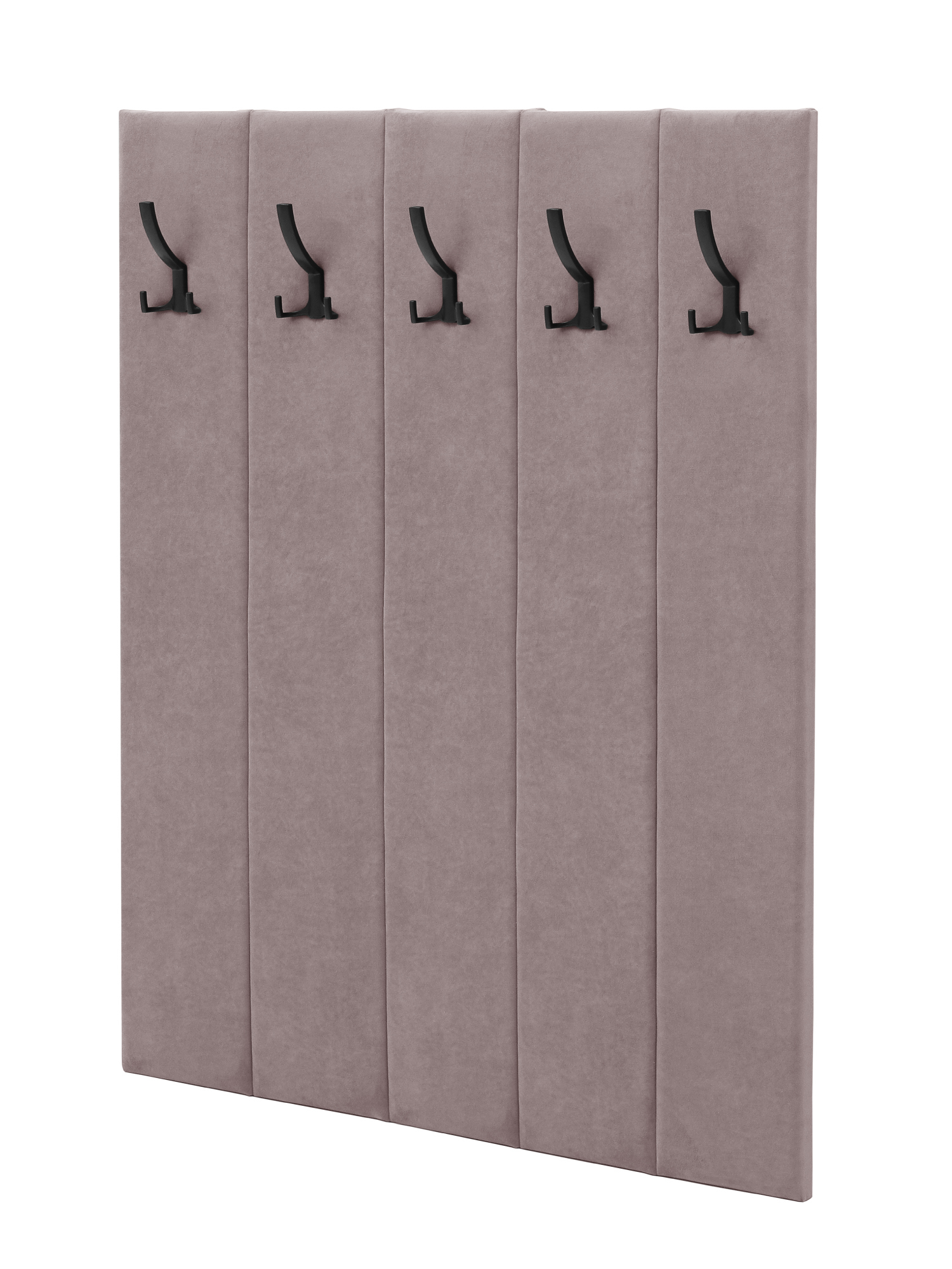 Изображение товара Настенная вешалка Asti 5 крючков 100x120 см пыльно-брусничный