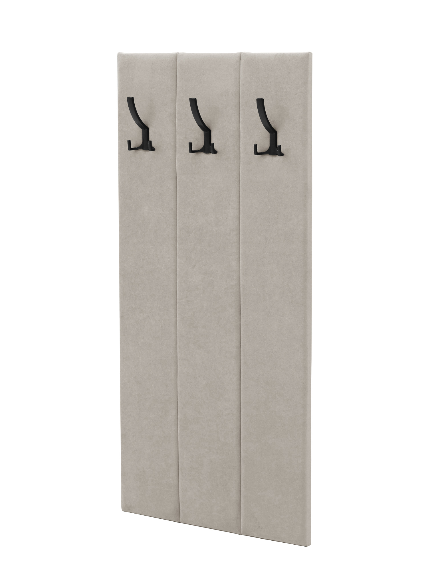 Изображение товара Вешалка настенная 3 крючка 60x120x9.7 см цвет бежевый