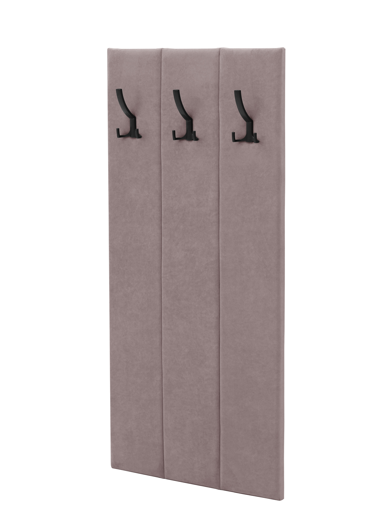 Изображение товара Настенная вешалка Asti 3 крючка 60x120x9.7 см пыльно-брусничный цвет мм