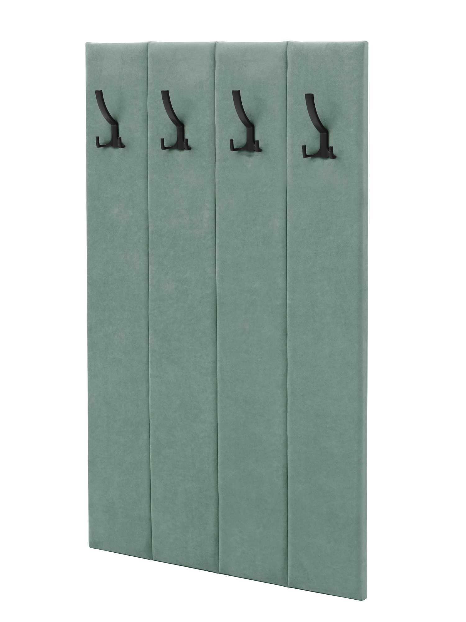 Изображение товара Настенная вешалка Nrava Asti 4 крючка грязно-бирюзовый современный стиль