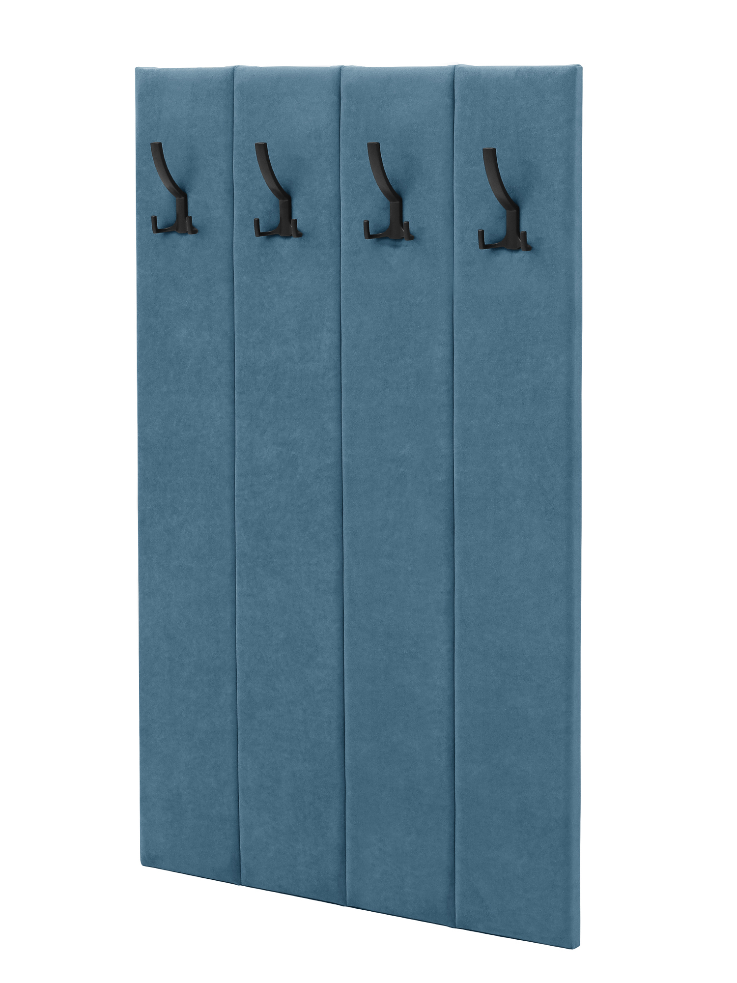 Изображение товара Настенная вешалка Nrava Asti 4 крючка синий современный дизайн