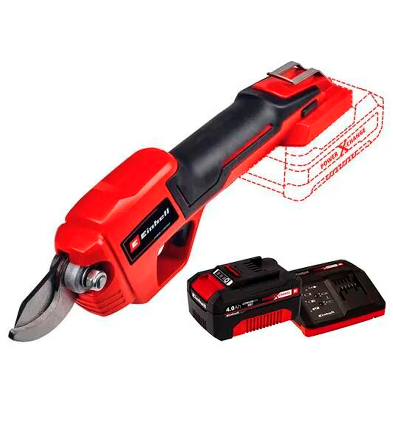 Изображение товара Аккумуляторный секатор Einhell PXC GE-LS 18 Li-Solo, 18 В, с аккумулятором и зарядным устройством