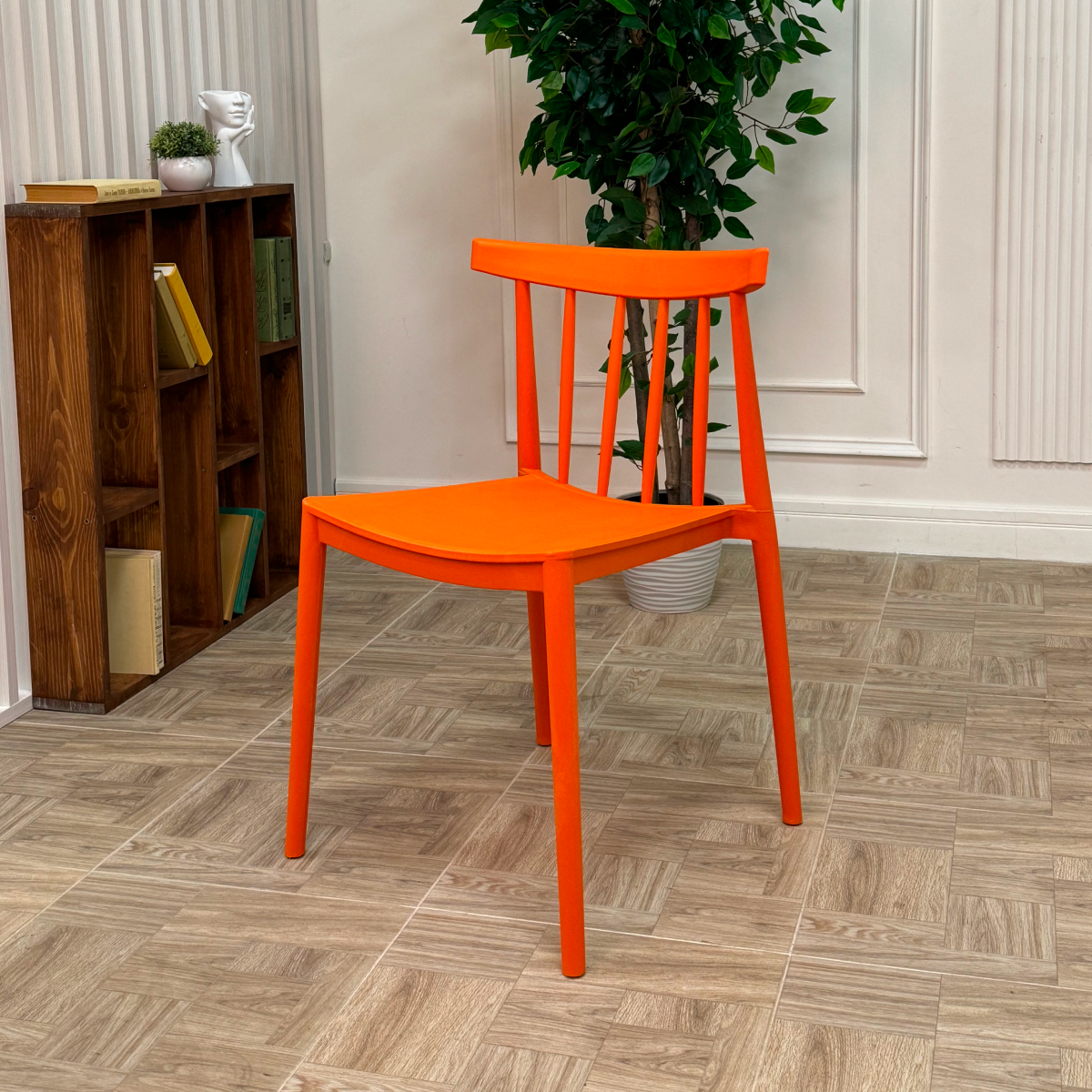 Изображение товара Стул Royal Family Kai оранжевый 50x50x77 см садовый пластик Казахстан