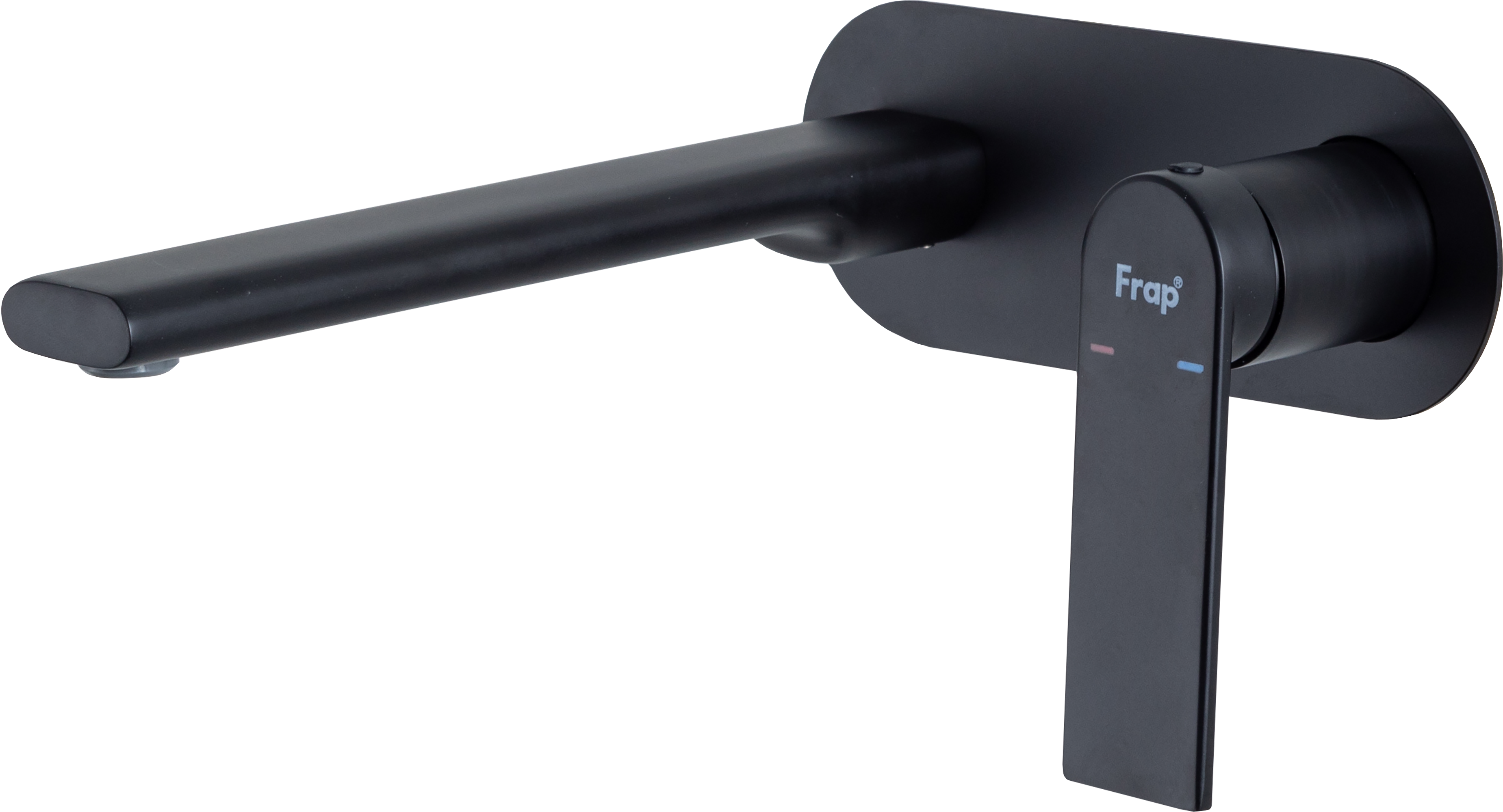 Смеситель для раковины Frap Arne F12204-6, скрытый монтаж, однорычажный, цвет черный