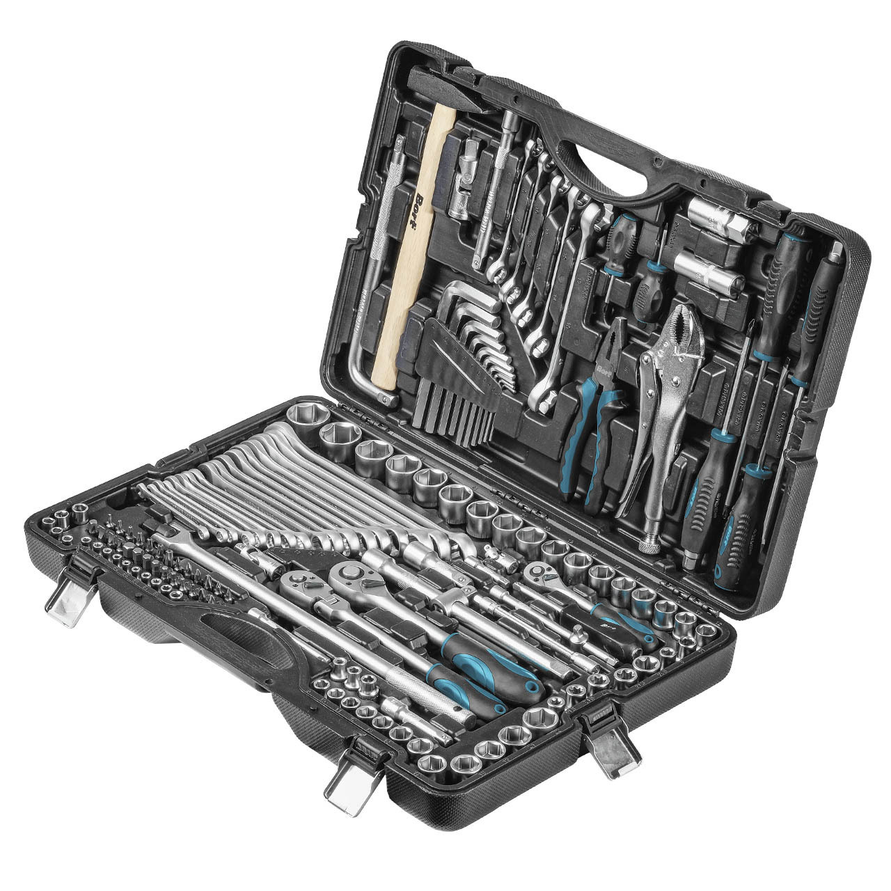 Изображение товара Набор инструментов BORT BTK-142 143 предмета с кейсом