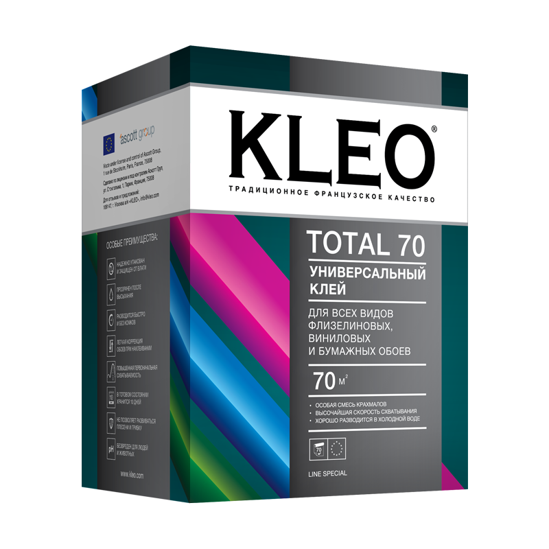 КлейдляфлизелиновыхобоевKleo70м²