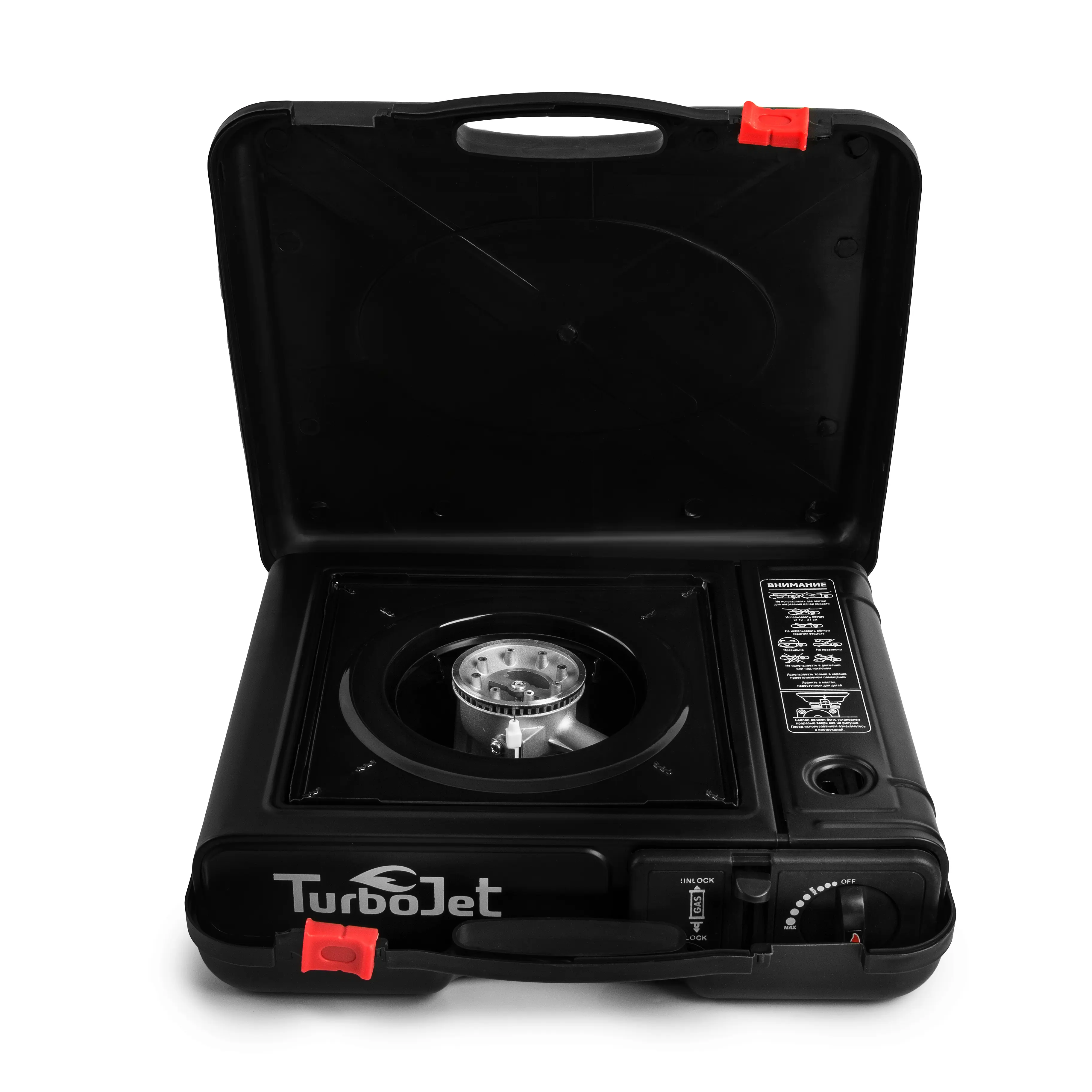 Плитка газовая Turbojet TJ355GT-B 36x9 см - 7