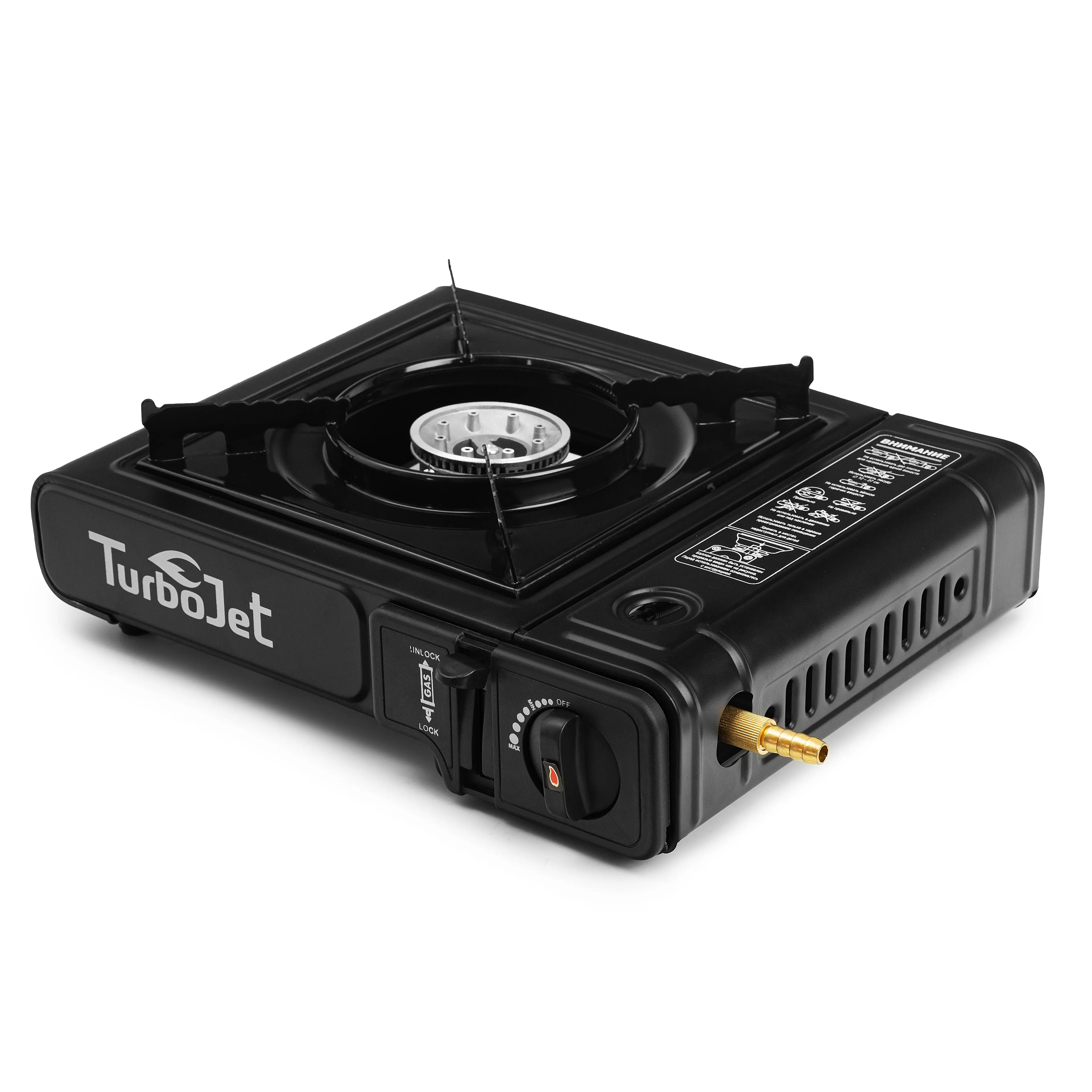 Плитка газовая Turbojet TJ355GT-B 36x9 см - 3