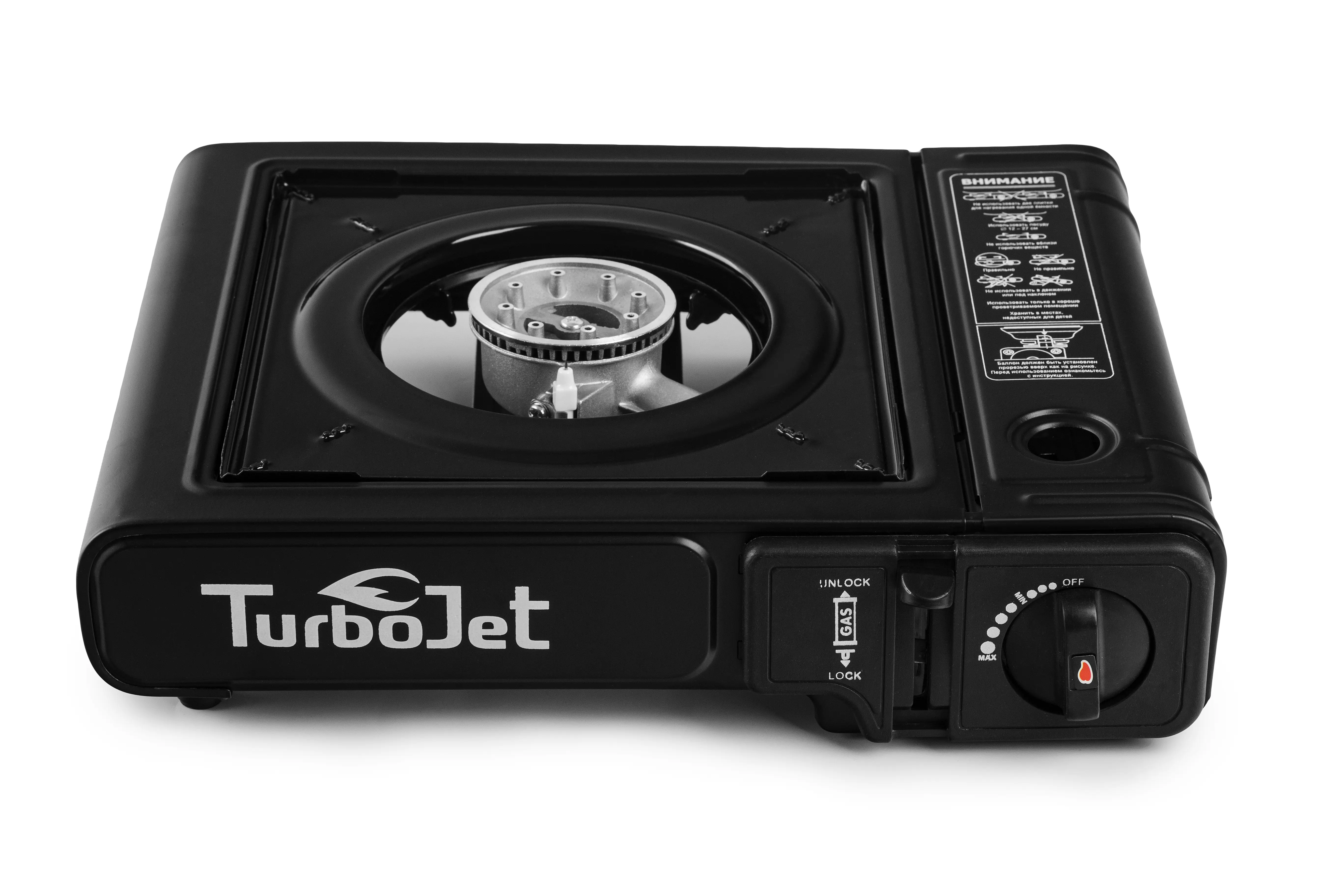 Плитка газовая Turbojet TJ355GT-B 36x9 см - 8