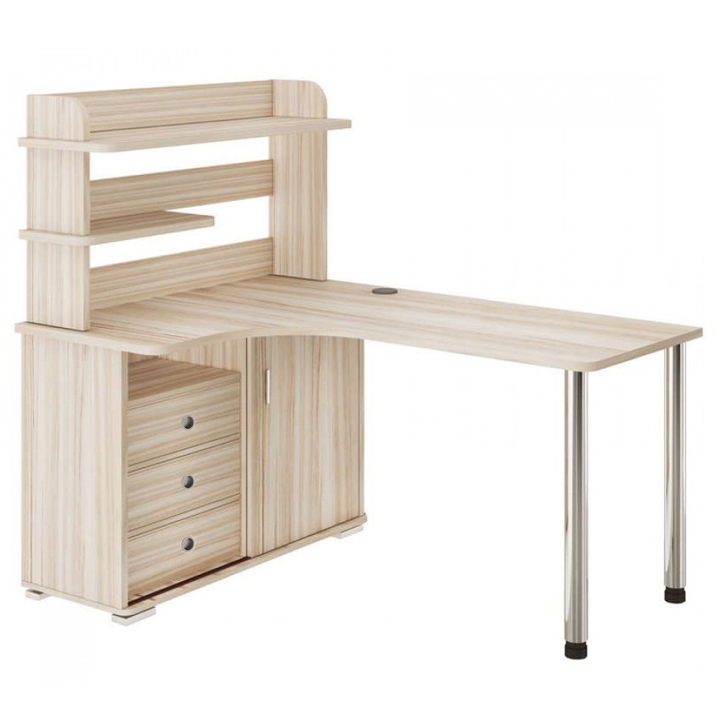 Изображение товара Стол Мэрдэс СР-185М К-ЛЕВ угловой 116x138x180 см ЛДСП карамель