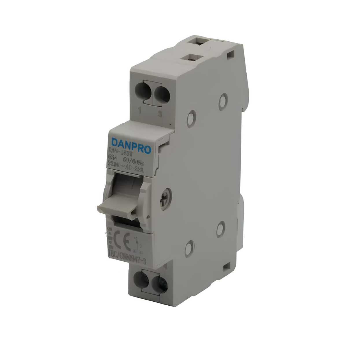 Переключатель модульный Danpro 1P 63 А DAN-163W ️ купить по цене 522 ...