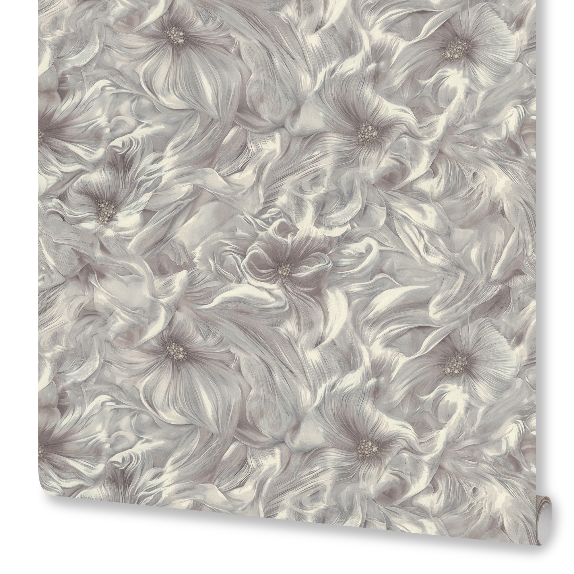 Изображение товара Обои флизелиновые Euro Decor Mia серые 1.06 м ED7303-11