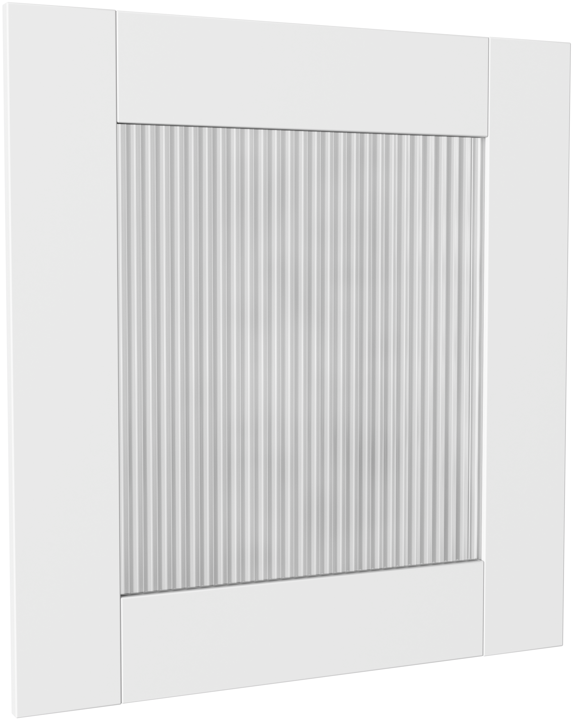Изображение товара Дверь для шкафа Лион 59.4x63.6 см ДСП белая с матовым покрытием