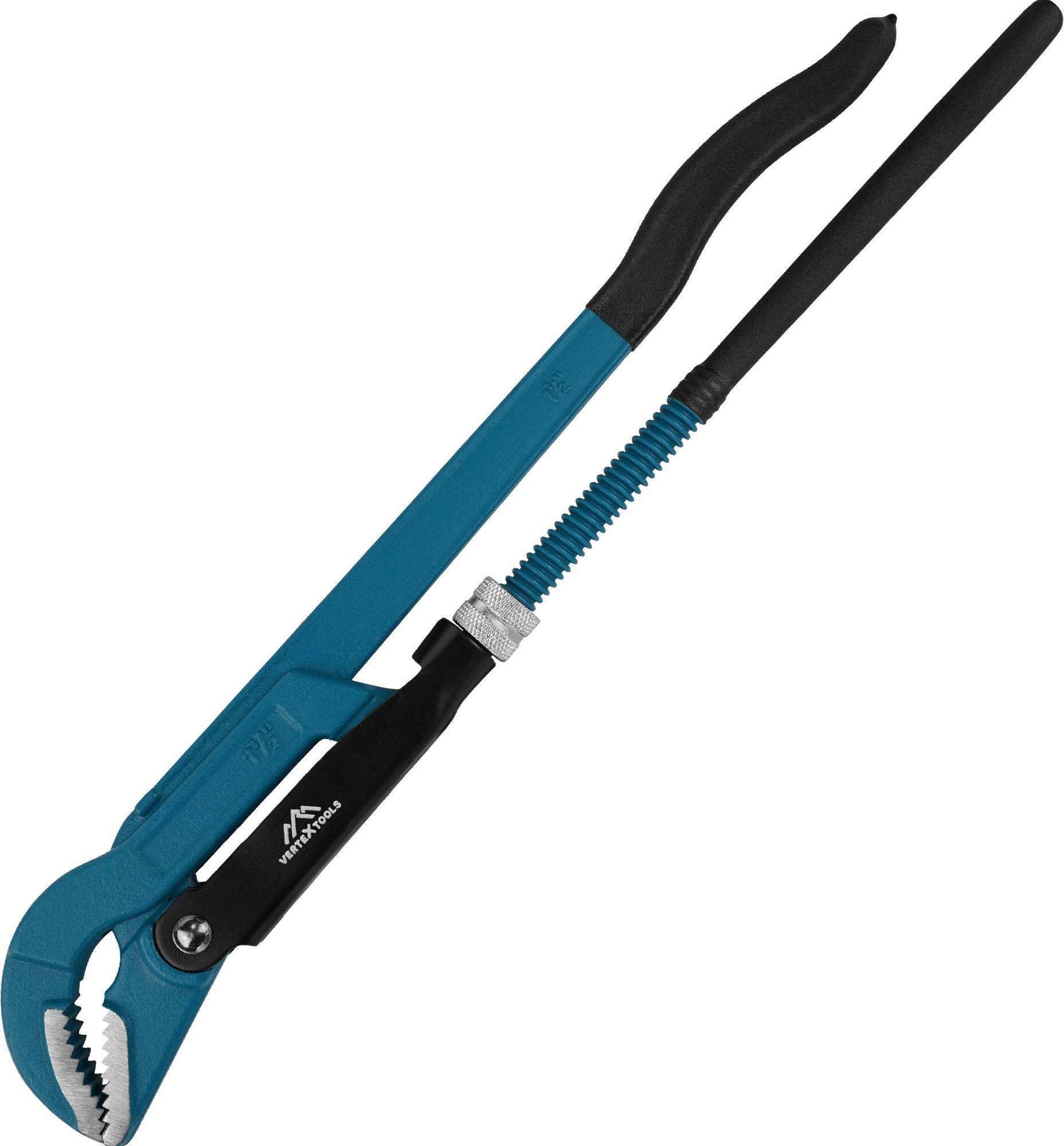 Изображение товара Ключ трубный рычажный Vertextools 2011-01-430 захват до 38,1 мм длина 430 мм