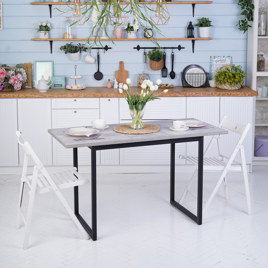 Изображение товара Кухонный стол Frenesie Коста 100x100 см с раздвижным механизмом для дома и дачи